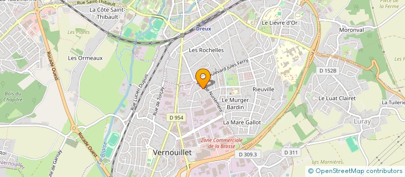 localisation de l'entreprise MONSIEUR MARIUS CATALIN GRIEROSU à VERNOUILLET