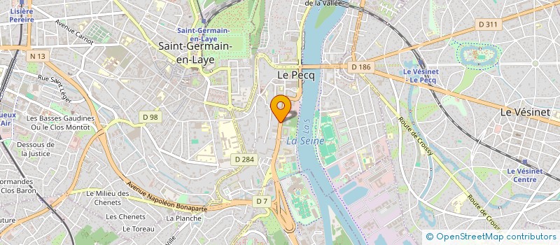 localisation de l'entreprise MONSIEUR MARIUS CATRINARI  LE PECQ