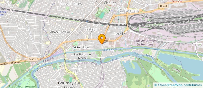 localisation de l'entreprise MONSIEUR MARIUS CHAMPENOIS  CHELLES