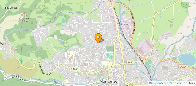 localisation de l'entreprise MONSIEUR MARIUS CHAMPET  MONTBRISON