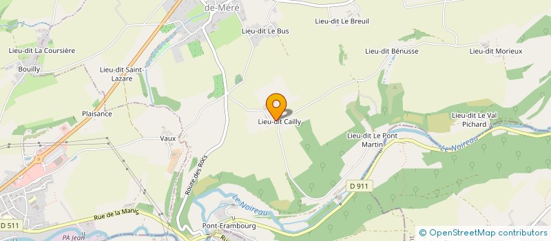 localisation de l'entreprise MONSIEUR MARIUS CHEVAL  SAINT-DENIS-DE-MERE