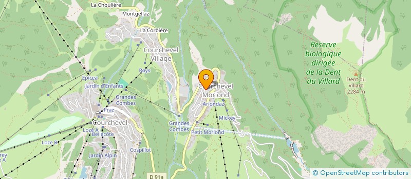 localisation de l'entreprise MONSIEUR MARIUS CHEVALLIER à COURCHEVEL