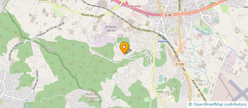 localisation de l'entreprise MONSIEUR MARIUS CICOLELLA  HYERES