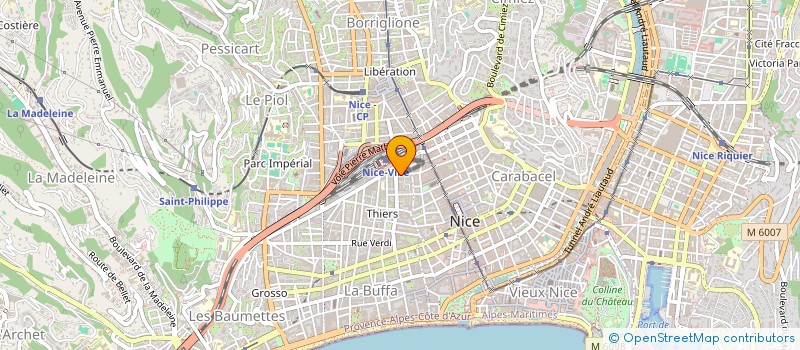 localisation de l'entreprise MONSIEUR MARIUS CIORNII à NICE