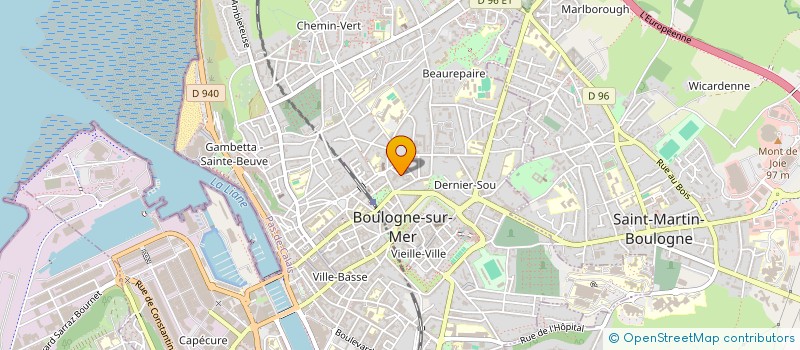 localisation de l'entreprise MONSIEUR MARIUS CIRPACI  BOULOGNE-SUR-MER