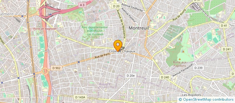 localisation de l'entreprise MONSIEUR MARIUS CIUBOTARIU à MONTREUIL