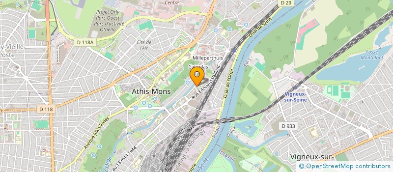 localisation de l'entreprise MONSIEUR MARIUS CIUCUREAN à ATHIS-MONS