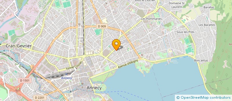 localisation de l'entreprise MONSIEUR MARIUS CLERC à ANNECY