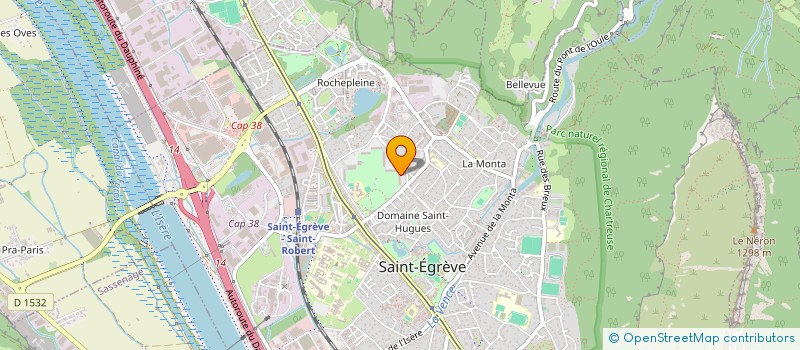 localisation de l'entreprise MONSIEUR MARIUS COLOMBO  SAINT-EGREVE