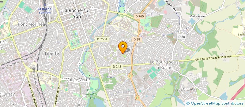 localisation de l'entreprise MONSIEUR MARIUS CORBREJAUD à LA ROCHE-SUR-YON