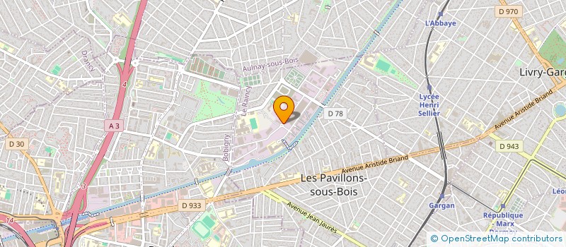 localisation de l'entreprise MONSIEUR MARIUS COZEMA à LES PAVILLONS-SOUS-BOIS