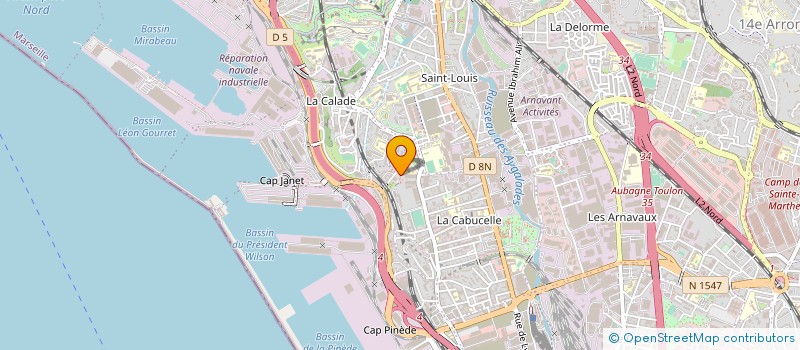 localisation de l'entreprise MONSIEUR MARIUS CRISTEA à MARSEILLE