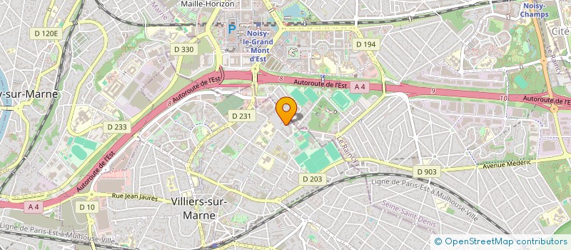 localisation de l'entreprise MONSIEUR MARIUS D'ALMEIDA  VILLIERS-SUR-MARNE