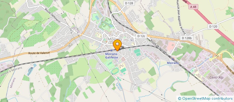 localisation de l'entreprise MONSIEUR MARIUS DE CARVALHO  MOIRANS