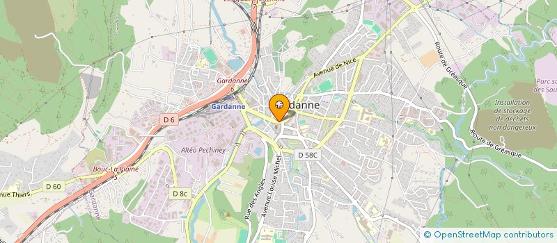 localisation de l'entreprise MONSIEUR MARIUS DELEUIL à GARDANNE