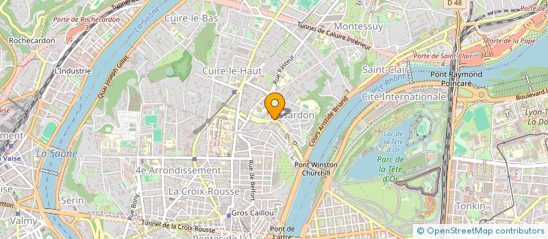 localisation de l'entreprise MONSIEUR MARIUS DENUEL  CALUIRE-ET-CUIRE