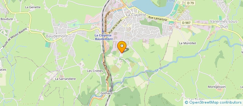 localisation de l'entreprise MONSIEUR MARIUS DRAGOMIR  LA CLAYETTE