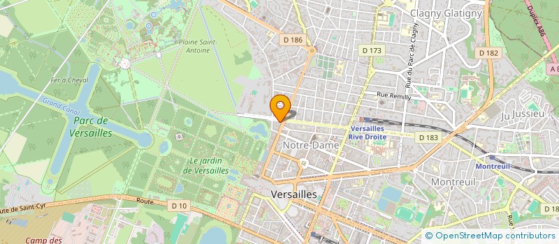 localisation de l'entreprise MONSIEUR MARIUS DUMITRACHE à VERSAILLES