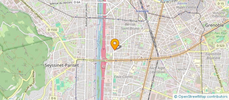 localisation de l'entreprise MONSIEUR MARIUS DURAND  GRENOBLE