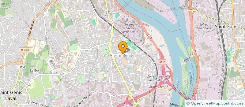 localisation de l'entreprise MONSIEUR MARIUS EDMOND HENRI FRANCOIS  OULLINS-PIERRE-BENITE