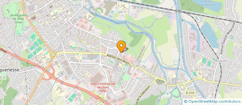 localisation de l'entreprise MONSIEUR MARIUS EWODO EBA  LONGUENESSE