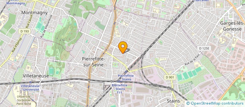 localisation de l'entreprise MONSIEUR MARIUS FIERARU à PIERREFITTE-SUR-SEINE