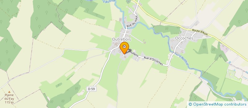 localisation de l'entreprise MONSIEUR MARIUS FREVILLE  OUTREBOIS