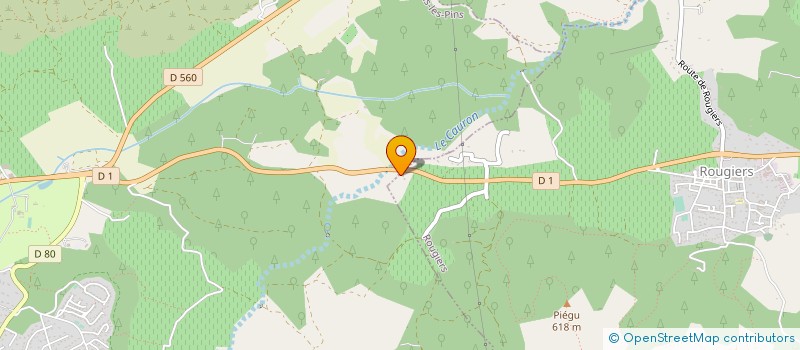 localisation de l'entreprise MONSIEUR MARIUS FULCONIS  ROUGIERS