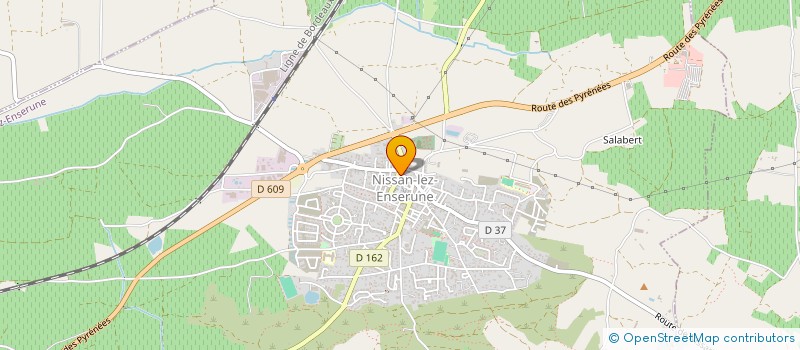 localisation de l'entreprise MONSIEUR MARIUS GARCIA  NISSAN-LEZ-ENSERUNE