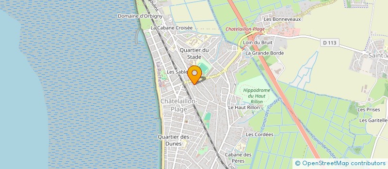 localisation de l'entreprise MONSIEUR MARIUS GATE à CHATELAILLON-PLAGE