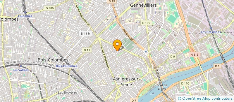 localisation de l'entreprise MONSIEUR MARIUS GEORGELIN  ASNIERES-SUR-SEINE