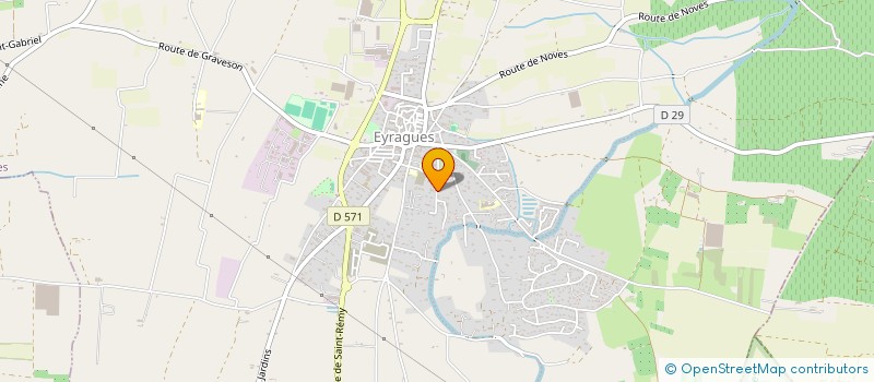 localisation de l'entreprise MONSIEUR MARIUS GILLES  EYRAGUES