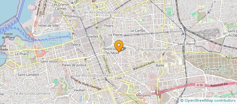 localisation de l'entreprise MONSIEUR MARIUS GIRARDOT  MARSEILLE