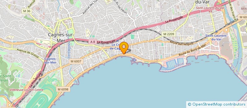 localisation de l'entreprise MONSIEUR MARIUS GOGOASA à CAGNES-SUR-MER