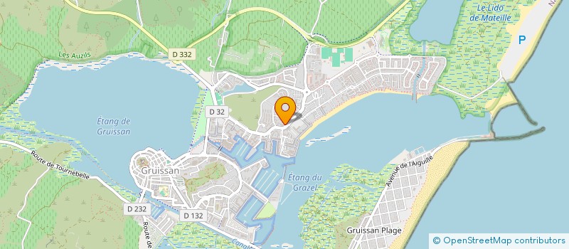 localisation de l'entreprise MONSIEUR MARIUS GOUIN  GRUISSAN