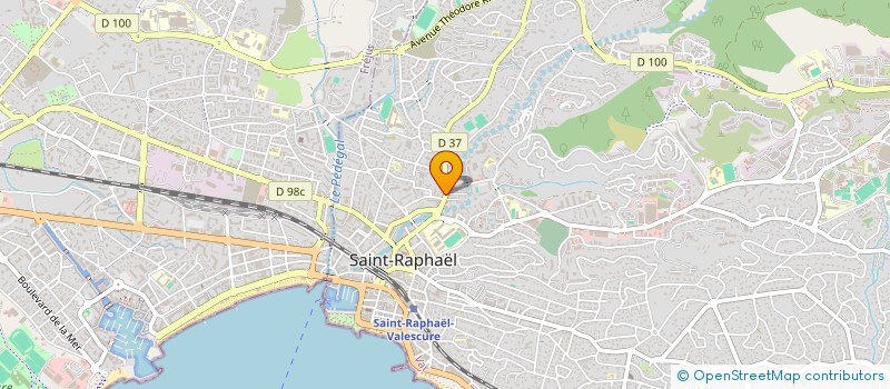 localisation de l'entreprise MONSIEUR MARIUS GRASSI  SAINT-RAPHAEL