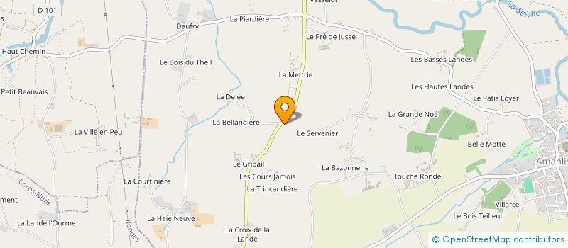 localisation de l'entreprise MONSIEUR MARIUS GUESDON  AMANLIS