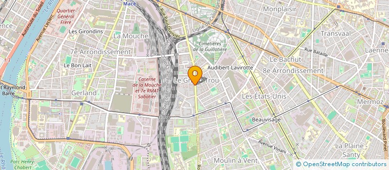 localisation de l'entreprise MONSIEUR MARIUS GUILLAUME  LYON