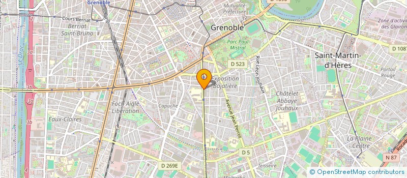 localisation de l'entreprise MONSIEUR MARIUS HERVE  GRENOBLE