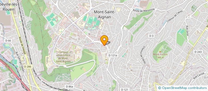 localisation de l'entreprise MONSIEUR MARIUS-HYACINTHE FLAMEIN  MONT-SAINT-AIGNAN