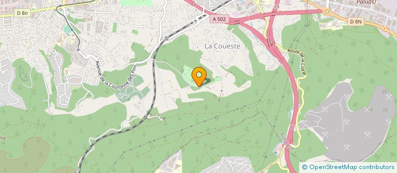 localisation de l'entreprise MONSIEUR MARIUS JACQUES à AUBAGNE