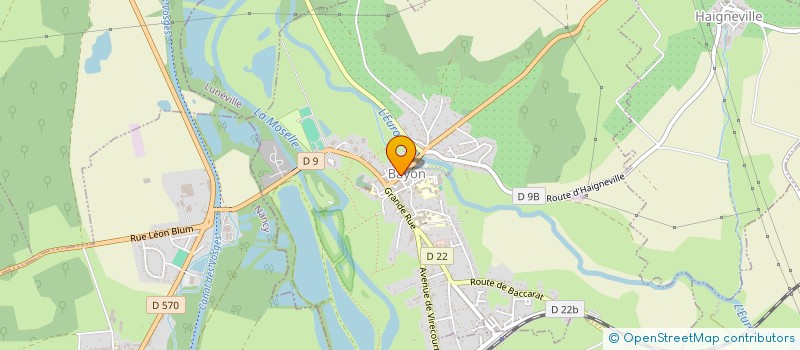 localisation de l'entreprise MONSIEUR MARIUS KELLER  BAYON