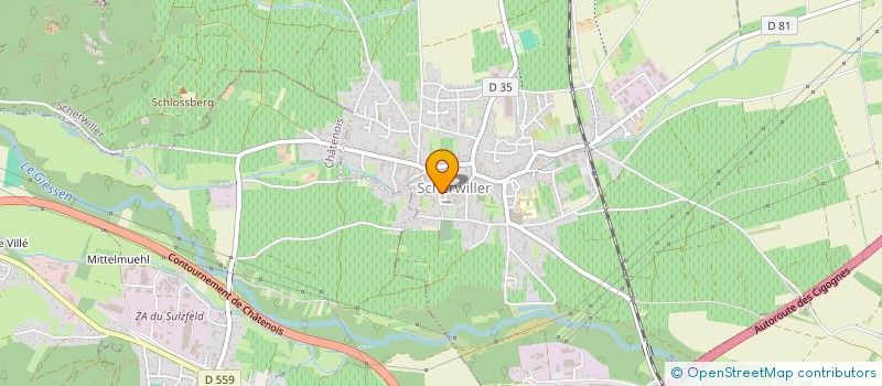 localisation de l'entreprise MONSIEUR MARIUS KEMPF  SCHERWILLER