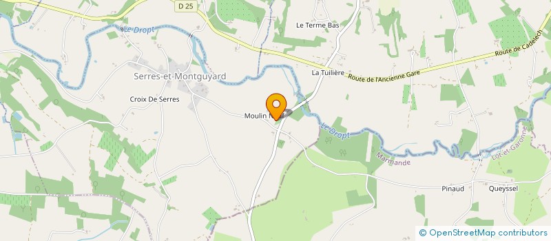 localisation de l'entreprise MONSIEUR MARIUS KUBRAK à SERRES-ET-MONTGUYARD