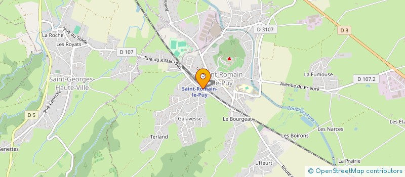 localisation de l'entreprise MONSIEUR MARIUS LACHAT à SAINT-ROMAIN-LE-PUY