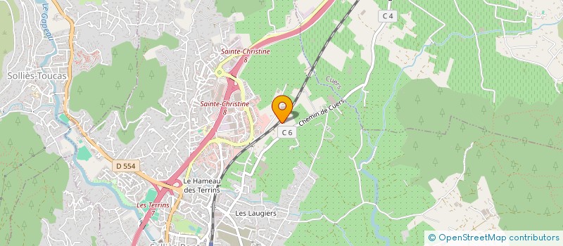 localisation de l'entreprise MONSIEUR MARIUS LACROIX  SOLLIES-PONT