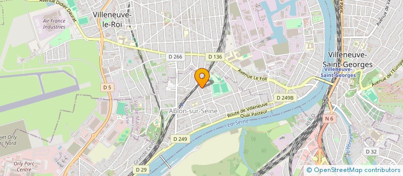 localisation de l'entreprise MONSIEUR MARIUS LAME  ABLON-SUR-SEINE