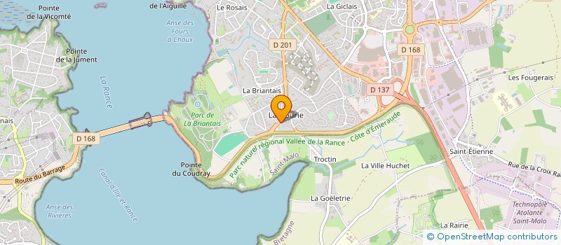 localisation de l'entreprise MONSIEUR MARIUS LANGLAIS  SAINT-MALO