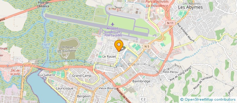 localisation de l'entreprise MONSIEUR MARIUS LAPILUS à LES ABYMES