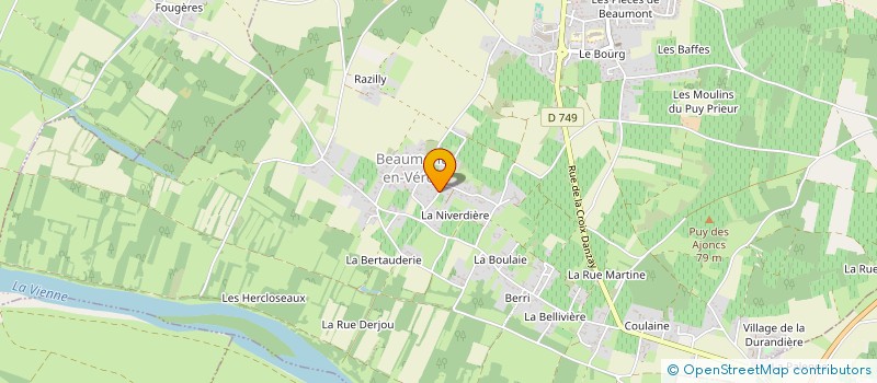 localisation de l'entreprise MONSIEUR MARIUS LEDIG  BEAUMONT-EN-VERON